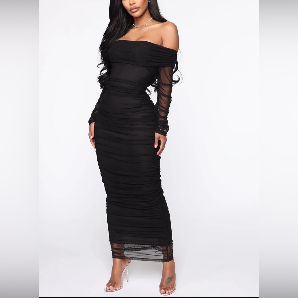 Rouched Maxi Dress